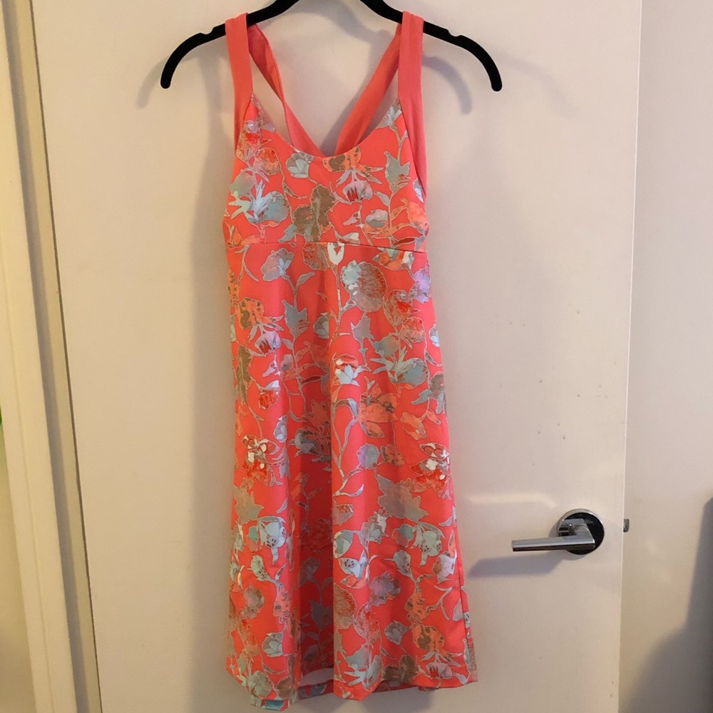 NWOT Patagonia Coral Morning Glory Dress, XS
